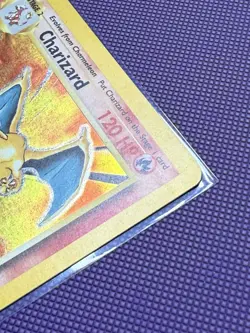 Pokemon TCG Charizard Base Set 4/102 Holo Rare LP-MP (Pics) Original Owner - Image 5