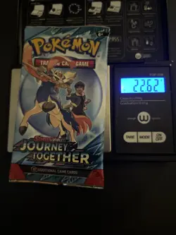 Heavy! Over 22.62 Gram Pokemon Journey Together Booster Pack Sealed - Image 1