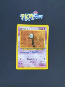 Pokemon TCG Unown L Neo Destiny 86/105 Regular LP. - Image 1