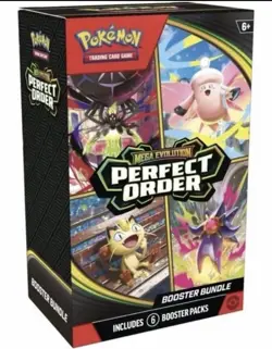 *PRESALE* Pokemon Center Booster Bundles, Mega Evolution Perfect Order - Image 1