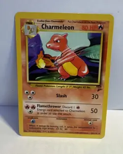 Pokemon TCG Charmeleon #24 Base Set 2 Unlimited - Image 1