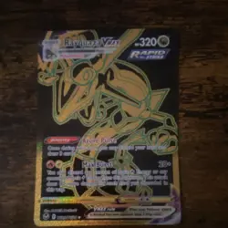 Pokemon Rayquaza VMAX TG29/TG30 Silver Tempest Secret Rare Holo Rapid Strike - Image 1