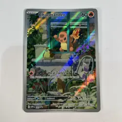 Charmander SVP044 Scarlet & Violet Illustration Full Art Holo Pokemon Card - Image 1
