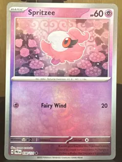 Pokemon TCG Spritzee (Master Ball Pattern) 038/131 Sv: Prismatic Evolutions Holo - Image 1