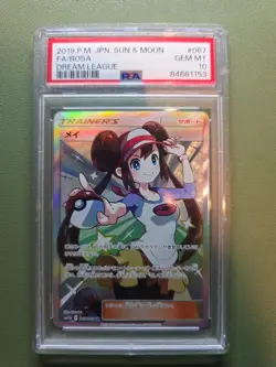 FA/ROSA DREAM LEAGUE POKEMON JAPANESE SUN & MOON DREAM LEAGUE 2019 067 PSA 10 - Image 1
