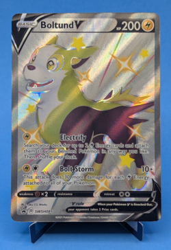 Boltund V SWSH085 Pokemon TCG 2021 Ultra Rare Promo Holo Near Mint - Image 1