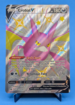 Crobat V SWSH098 Pokemon TCG 2021 Ultra Rare Holo Promo Sword & Shield Near Mint - Image 1