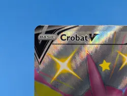 Crobat V SWSH098 Pokemon TCG 2021 Ultra Rare Holo Promo Sword & Shield Near Mint - Image 2