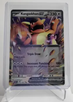 Pokemon TCG Kangaskhan ex - Scarlet & Violet 151: 115/165 Holo Double Rare - NM - Image 1