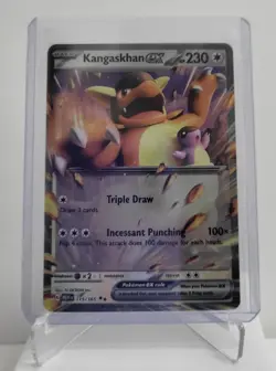 Pokemon TCG Kangaskhan ex - Scarlet & Violet 151: 115/165 Holo Double Rare - NM - Image 2