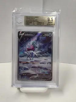 2023 Pokemon BGS 9.5 Galarian Suicune V GGV Crown Zenith #GG38 - Image 1