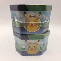 Pokemon Sword & Shield Pokemon Go Tin Set (2) Pikachu, Snorlax SEALED DK0193 - Image 5
