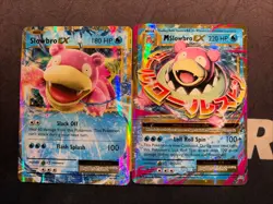 Mega Slowbro EX & Slowbro EX 27/108 & 26/108 - 2016 Pokemon XY Evolutions - NM! - Image 1