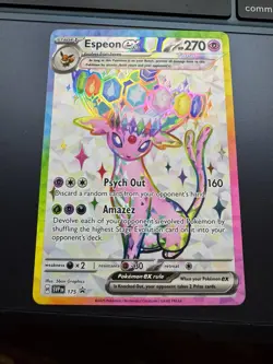 Espeon ex 175 Black Star Promo SVP NM Prismatic Evolutions Pokemon TCG - Image 1