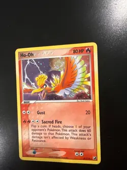 Ho-Oh 27/115 Holo Rare | MP | Unseen Forces | Pokemon TCG - VINTAGE 2005 *SWIRL* - Image 1