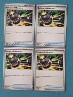4x Enhanced Hammer - 148/167 Twilight Masquerade - Pokemon TCG Playset - Image 1