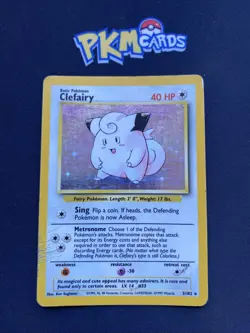 Pokemon TCG Clefairy Base Set 5/102 Holo Rare HP. - Image 1