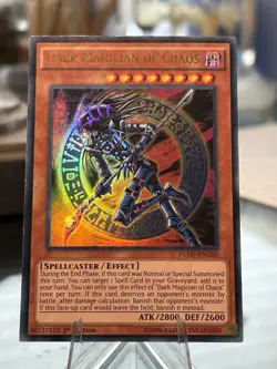 Yugioh TCG Dark Magician Of Chaos 1st Edition 1996 YGLD-ENC02 Holographic - Image 3