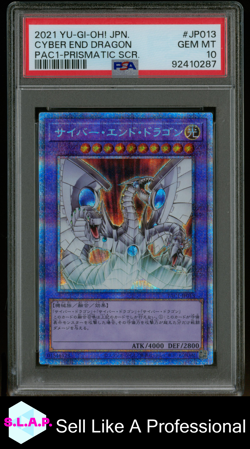CYBER END DRAGON PAC1-PRISMATIC SCR. YU-GI-OH! JAP ART COLL 2021 JP013 PSA 10 - Image 1
