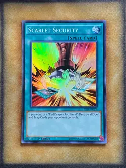 Yugioh Scarlet Security LC5D-EN076 Super Rare 1st Ed LP - Image 1