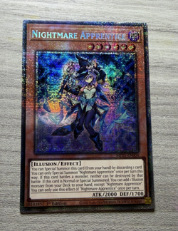 Yu-Gi-Oh Nightmare Apprentice Starlight Rare MP25-EN004 1st Edition Near Mint - Image 1