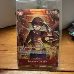 One Piece TCG Monkey D Luffy ST10-006 SR Treasure Booster Set Promo SEALED - Image 1