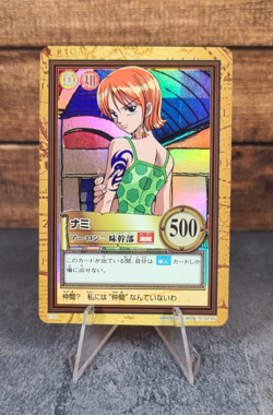 2000/2001 One Piece Carddass Hyper Battle Lot (Luffy, Nami, +) Holo + Gold Stamp - Image 2