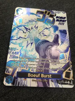 One Piece OP12-060 (BOEUF BURST) Manga Event Alt Art RARE English EN Sanji - Image 3