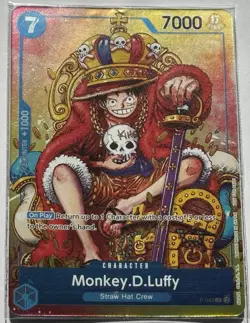Monkey D. Luffy P-043 One Piece Convention EXCLUSIVE FOIL ENGLISH RARE Low Pop - Image 1