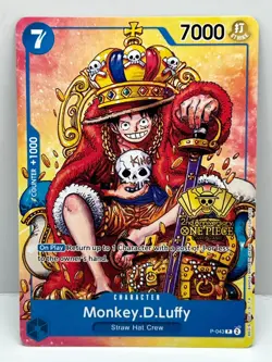 Monkey.D.Luffy (2nd Anniversary Stamped Promo) P-043 - One Piece TCG - English - Image 2