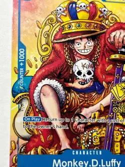 Monkey.D.Luffy (2nd Anniversary Stamped Promo) P-043 - One Piece TCG - English - Image 4