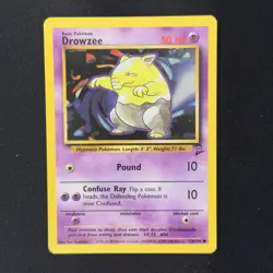 DROWZEE 73/130 - Base Set 2 - Pokemon Card - WOTC English 2000 - Image 1