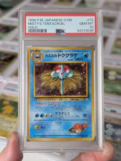Pokemon Card Misty's Tentacruel #073 Holo Rare Gym Japanese PSA 10 Graded - Image 1