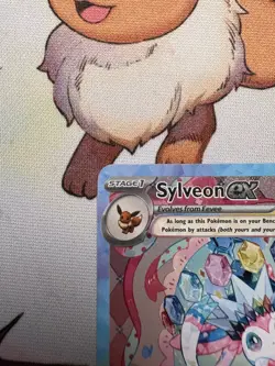 Sylveon Ex 156/131 - Prismatic Evolutions - Ultra Rare Pokemon TCG Card - LP - Image 2