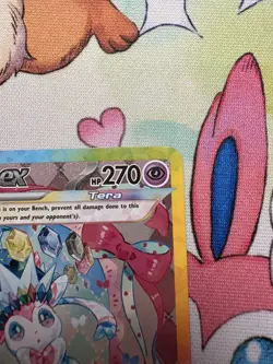 Sylveon Ex 156/131 - Prismatic Evolutions - Ultra Rare Pokemon TCG Card - LP - Image 3