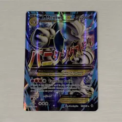 Pokemon M Mewtwo EX Ultra Rare Full Art Mega Holo Card 159/162 BREAKthrough - Image 1