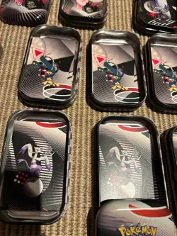 Pokemon TCG - Empty Black And White Tins - Set Of 8 - Includes Card And Stickers - Image 3