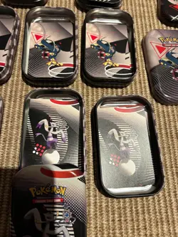 Pokemon TCG - Empty Black And White Tins - Set Of 8 - Includes Card And Stickers - Image 5