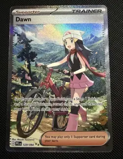 Pokemon Dawn Trainer-Supporter Full Art Holo Card 129/094 English - Image 1