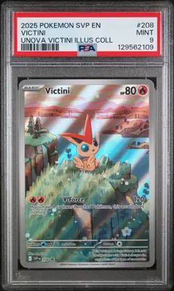 Victini 208 Sv: Scarlet & Violet Promo Cards Holo PSA 9 - Image 1