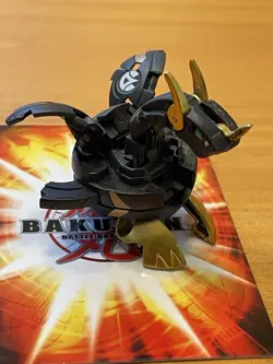 Bakugan Neo Dragonoid Bronze/Black Pyrus 650G New Vestroia - Excellent W/ Card! - Image 2