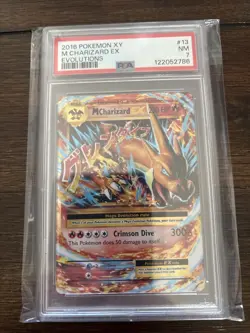 2016 Pokemon TCG M Charizard EX Evolutions Ultra Rare Card 13/108 - Image 1