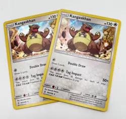Kangaskhan 163/236 Holo 2x x2 Pokemon Card 2019 Unified Minds LP - Image 1