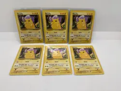 Pikachu 1999 Base Set 58/102 Pokemon Card PACK FRESH (6) - Image 1