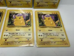 Pikachu 1999 Base Set 58/102 Pokemon Card PACK FRESH (6) - Image 4