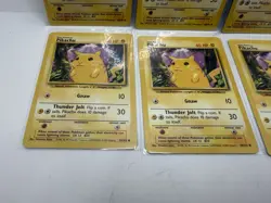 Pikachu 1999 Base Set 58/102 Pokemon Card PACK FRESH (6) - Image 5