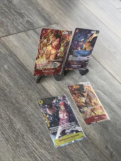 One Piece Illustration Box Vol 5 And 6 Promo Cards Ace Sabo Law Rosinante Tcg - Image 2