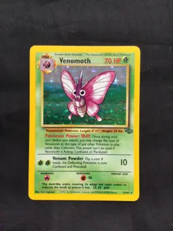 Pokemon Cards: Jungle Rare Holo: Venomoth 13/64 - Image 1