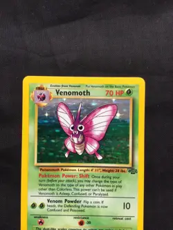 Pokemon Cards: Jungle Rare Holo: Venomoth 13/64 - Image 2