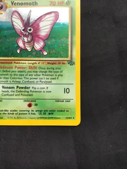 Pokemon Cards: Jungle Rare Holo: Venomoth 13/64 - Image 5